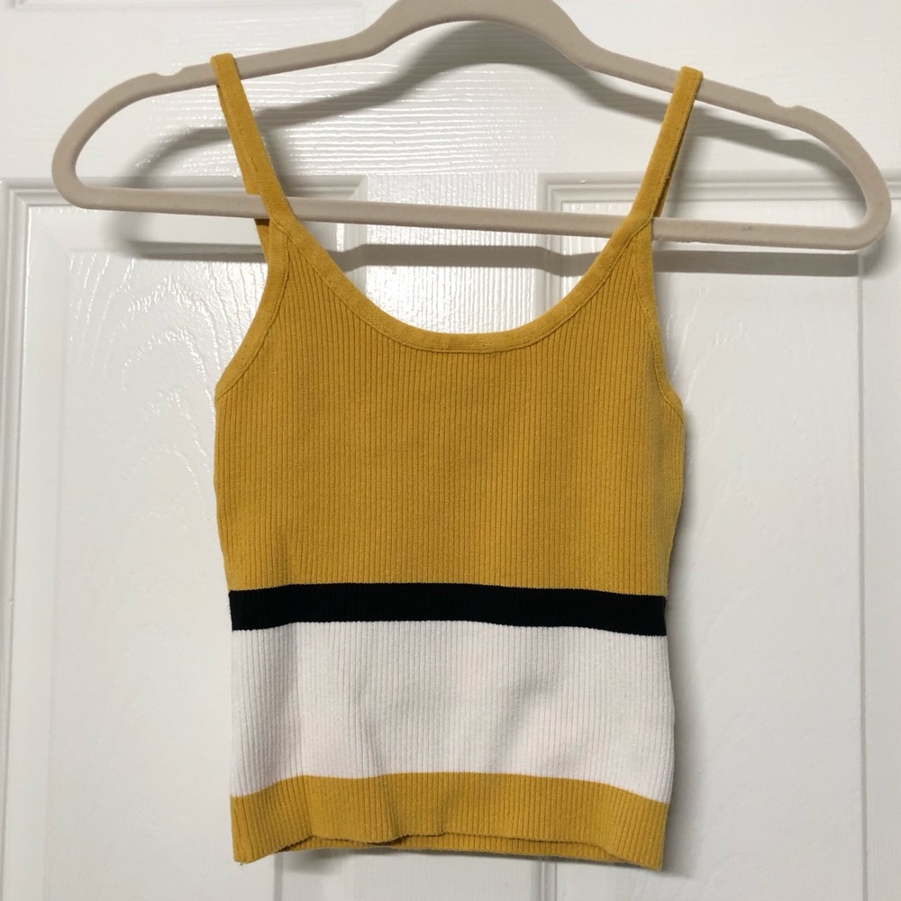Color block tank top